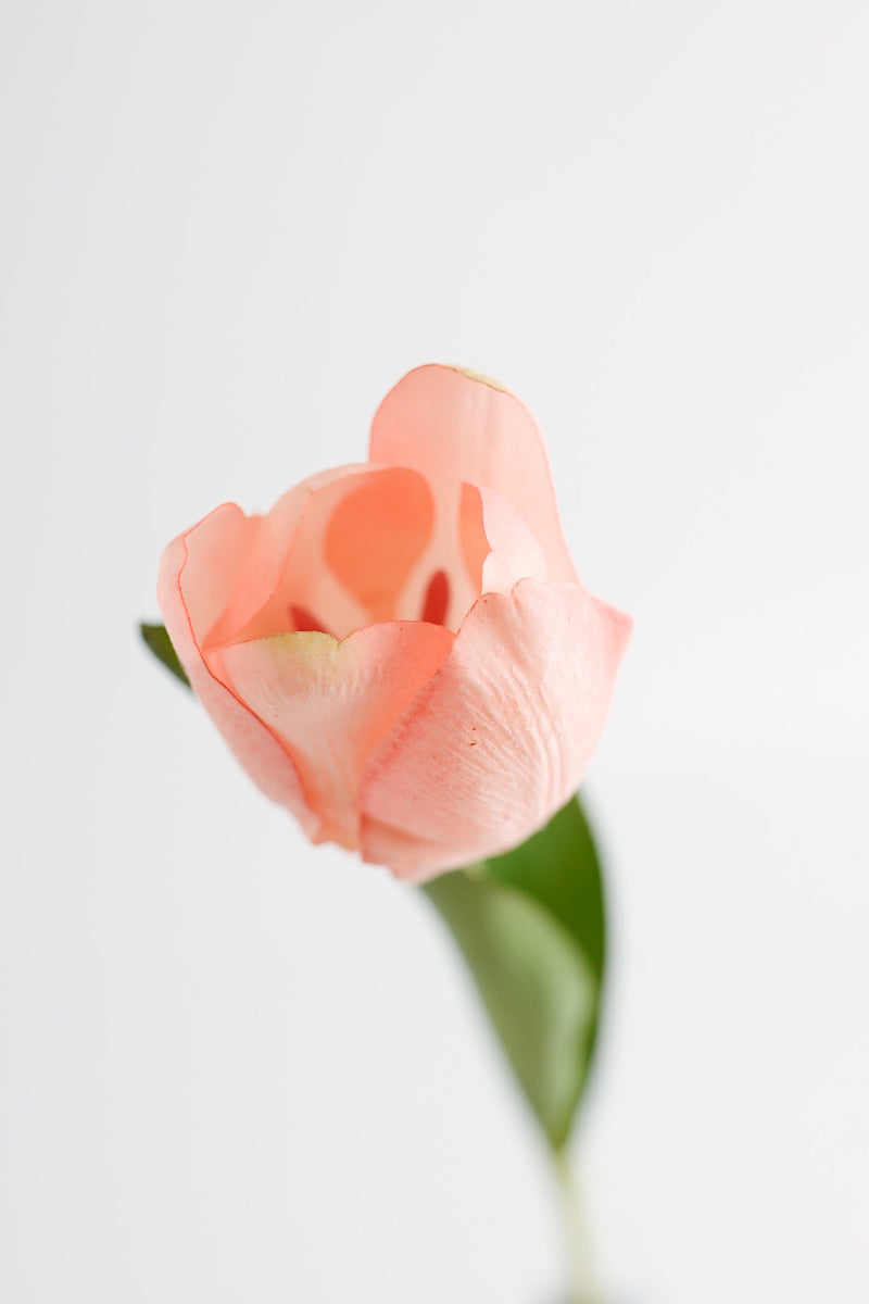 Real Touch Tulips 14 Inch Artificial Silk Flowers 10 Stems Bulk Arrangement