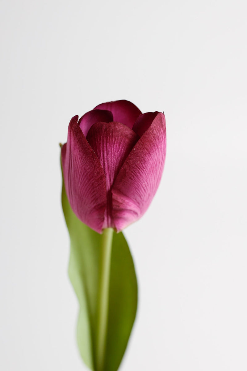 Real Touch Tulips 14 Inch Artificial Silk Flowers 10 Stems Bulk Arrangement