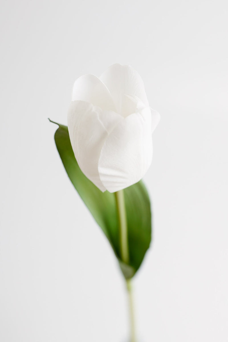 Real Touch Tulips 14 Inch Artificial Silk Flowers 10 Stems Bulk Arrangement