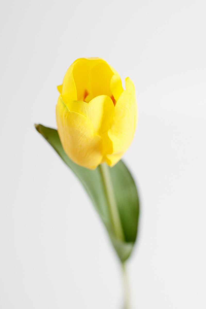 Real Touch Tulips 14 Inch Artificial Silk Flowers 10 Stems Bulk Arrangement
