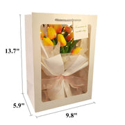 Artificial Tulips Flower Bouquet 12 Inch 10 Pcs Bulk Wholesale Silk Tulip Stems