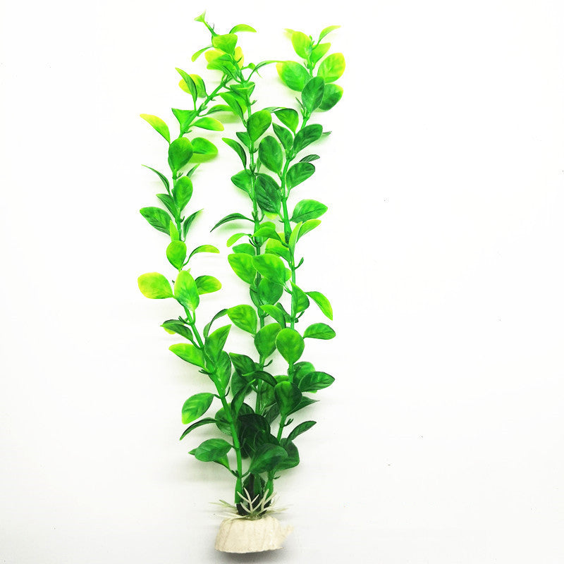 Artificial Aquarium Plants 10 Pcs Green Underwater Fish Tank Decorations Silk Water Grass