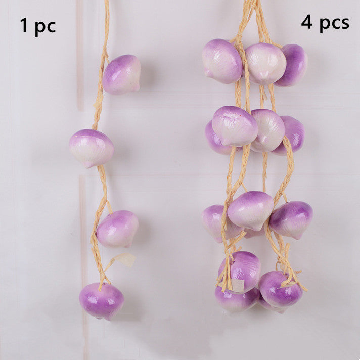 Artificial Hot Chili Pepper Garland 10 Pcs 12 Inch Lifelike Hanging Vegetable String for Home Kitchen Wall Decoration