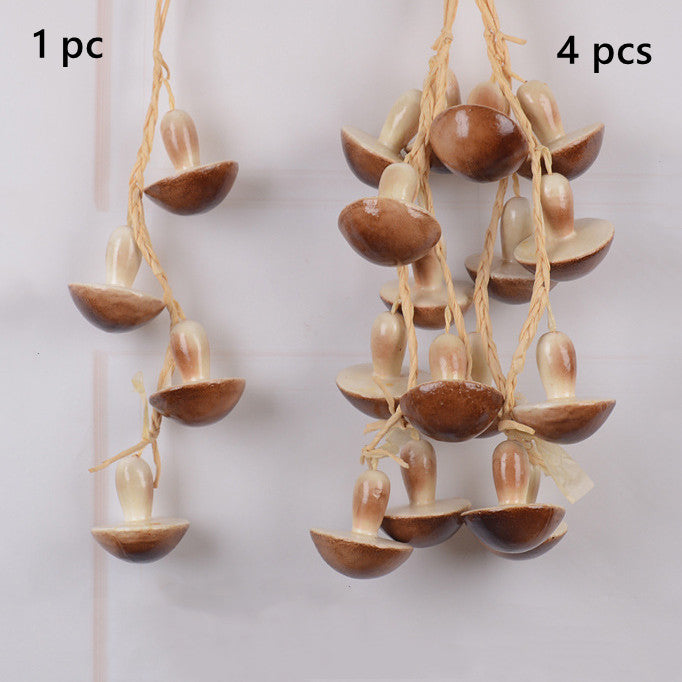 Artificial Hot Chili Pepper Garland 10 Pcs 12 Inch Lifelike Hanging Vegetable String for Home Kitchen Wall Decoration