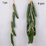Artificial Hot Chili Pepper Garland 10 Pcs 12 Inch Lifelike Hanging Vegetable String for Home Kitchen Wall Decoration