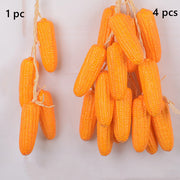 Artificial Hot Chili Pepper Garland 10 Pcs 12 Inch Lifelike Hanging Vegetable String for Home Kitchen Wall Decoration
