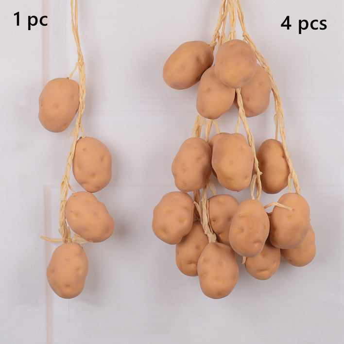 Artificial Hot Chili Pepper Garland 10 Pcs 12 Inch Lifelike Hanging Vegetable String for Home Kitchen Wall Decoration