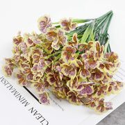 3 Pcs Artificial Silk Violet Branch Bouquet February Birth Flower Bulk