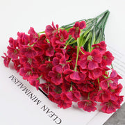 3 Pcs Artificial Silk Violet Branch Bouquet February Birth Flower Bulk