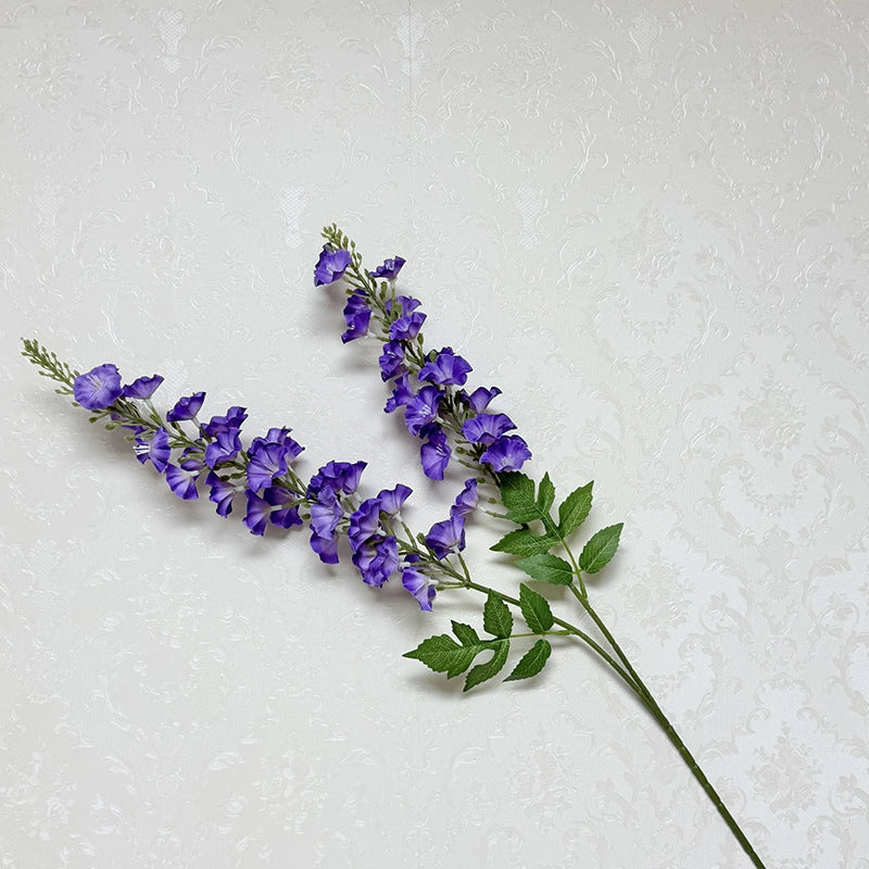 Artificial Violet Flowers Bouquet, 12 Inch, 10 Stems, Realistic Silk Violets for Home Decor and Wedding