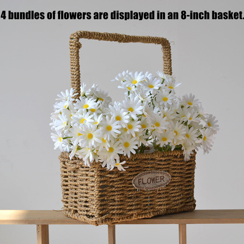 11 Inch Artificial Daisy Stems, 10 Pcs Silk Flowers for Wedding Arch Decor, DIY Bouquets, Home Centerpieces