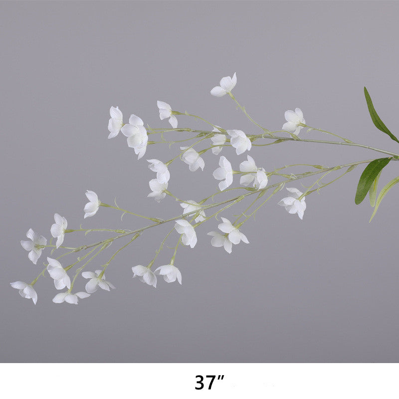 Artificial White Flowers Combo - 6 Stems Silk Floral Arrangement