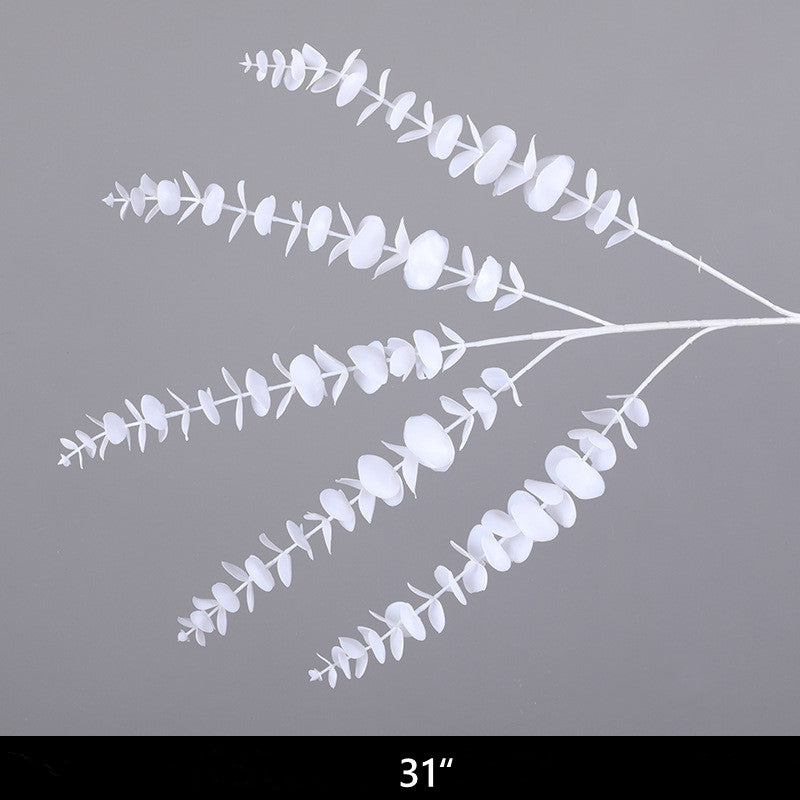 Artificial White Flowers Combo - 6 Stems Silk Floral Arrangement