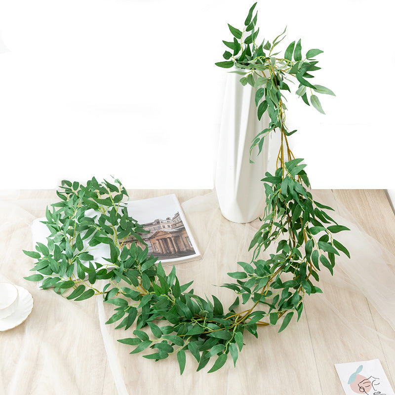 Artificial Willow Rattan Eucalyptus Garland Vine 73 Inch Bulk Quantity