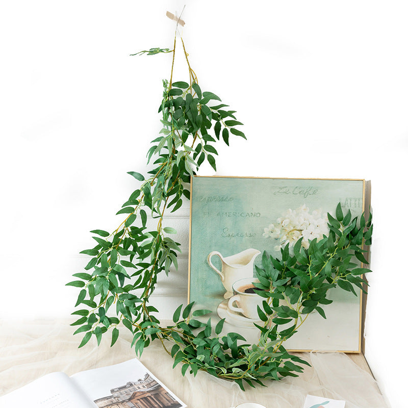 Artificial Willow Rattan Eucalyptus Garland Vine 73 Inch Bulk Quantity
