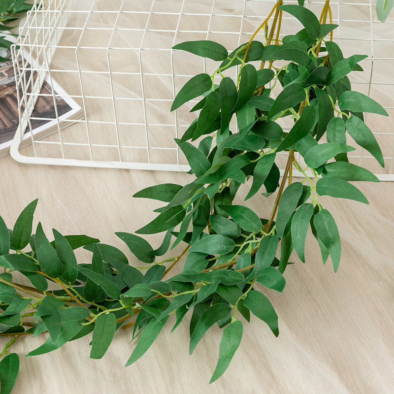Artificial Willow Rattan Eucalyptus Garland Vine 73 Inch Bulk Quantity