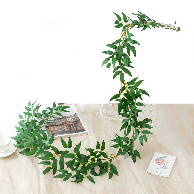 Artificial Willow Rattan Eucalyptus Garland Vine 73 Inch Bulk Quantity