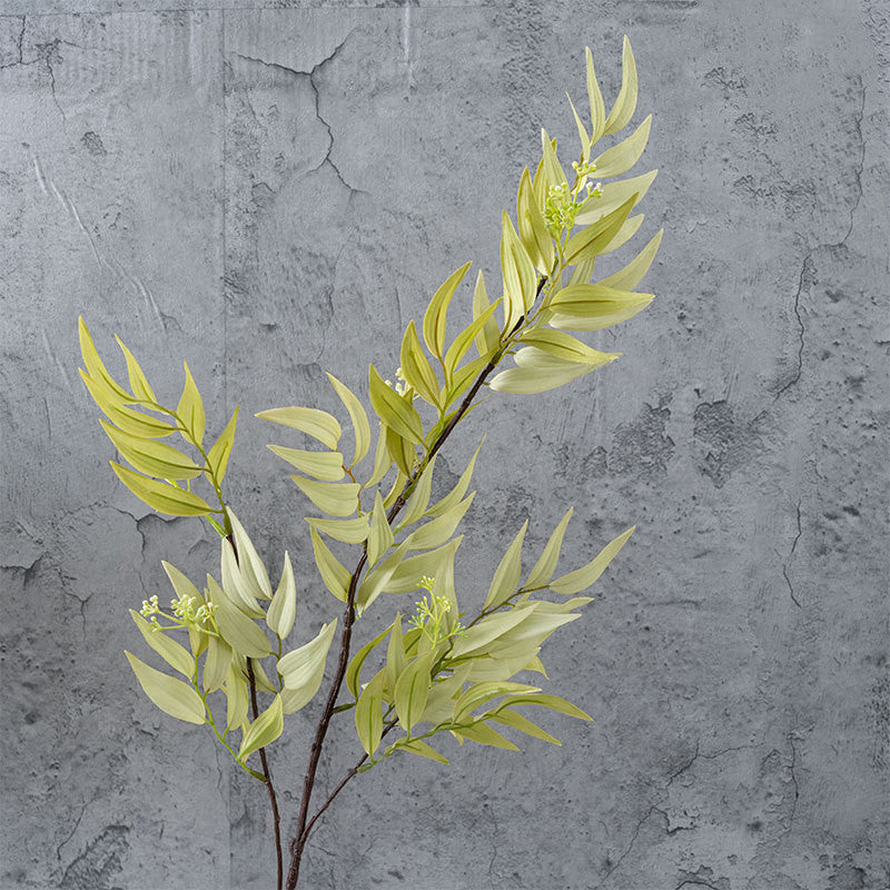 Artificial Fall Leaves Stems Bulk, 12 Inch Autumn Greenery Branches Leaf Bouquet, 10 Pcs