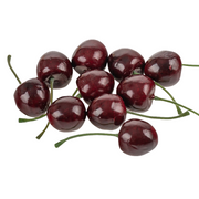 Artificial Cherries 50 Pcs Lifelike Cherry Simulation Fruit Model Ornament Bulk
