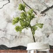 Artificial Cypress Stem 14.57 Inch Realistic 10 Pcs Bulk for Christmas DIY Crafts Holiday Wreath Mantel Decoration