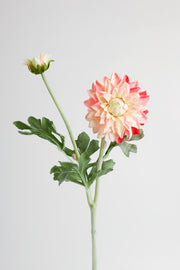 21 Inch Dahlia Stem Branch Artificial Silk Flowers 10 Pcs Bulk Wholesale
