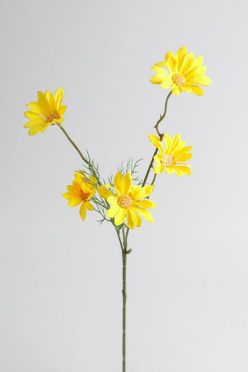 Artificial Daisy Flower 18 Inch Silk Stem 1 Pc White