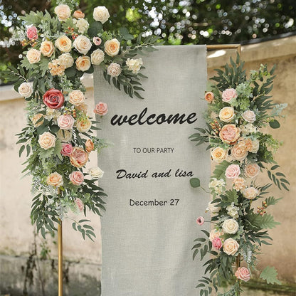 Artificial Flowers Combo Box Set, Silk Roses Stems for DIY Bridal Wedding Bouquets Baby Shower Floral Arrangements Centerpiece Table Party Home Decorations