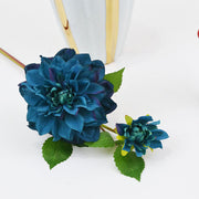 24 Inch Artificial Silk Dahlia Flowers 10 Stems Long Stem Wedding Bouquets Fall Decor