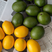 Artificial Fruits Lemon 10 Pcs Weighted Bulk Wholesale Realistic Decorative