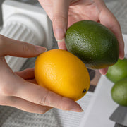 Artificial Fruits Lemon 10 Pcs Weighted Bulk Wholesale Realistic Decorative