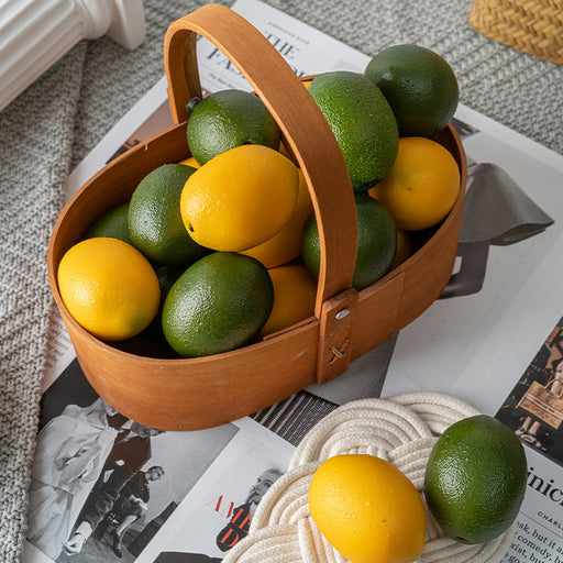 Artificial Fruits Lemon 10 Pcs Weighted Bulk Wholesale Realistic Decorative