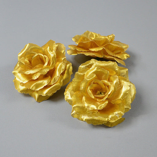 30 Pcs Silk Rose Flower Heads 3 Inch Artificial Flowers for Wedding Home Party Decoration