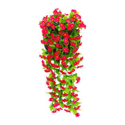 2 Pcs Artificial Trailing Daisy Hanging Flowers UV Resistant for Outdoors