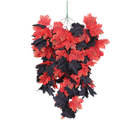 Artificial Hanging Maple Leaf Garland 6 Ft Fall Autumn Decor for Halloween Party Door Frame Fireplace