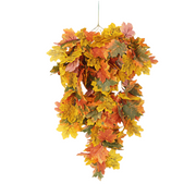 Artificial Hanging Maple Leaf Garland 6 Ft Fall Autumn Decor for Halloween Party Door Frame Fireplace