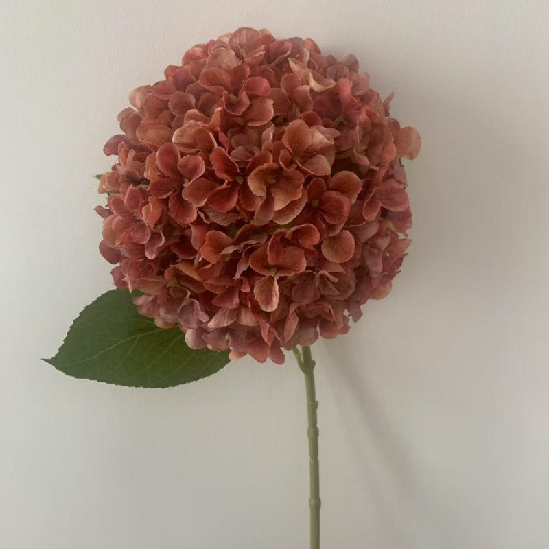 10 Pcs Extra Large Artificial Hydrangea Flower Stems 20-25 Inch Silk Bulk for Wedding Centerpieces and Home Decor