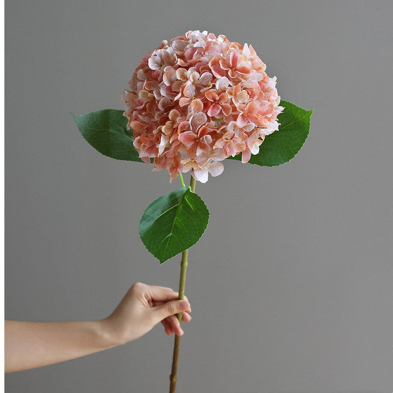 10 Pcs Extra Large Artificial Hydrangea Flower Stems 20-25 Inch Silk Bulk for Wedding Centerpieces and Home Decor