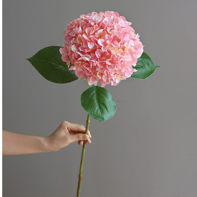 10 Pcs Extra Large Artificial Hydrangea Flower Stems 20-25 Inch Silk Bulk for Wedding Centerpieces and Home Decor