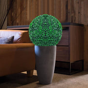 Artificial Boxwood Topiary Ball 6 Inch Green Faux Plant Decorative Garden Wedding Outdoor Ball