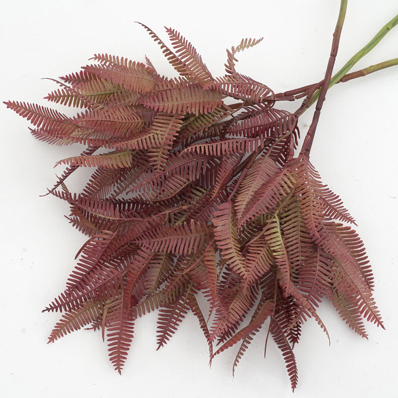 16.5 Inch Artificial Fern Leaf Stems 10 Pcs Silk Plants for Wedding Bouquets Table Centerpieces