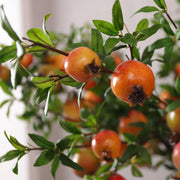Artificial Pomegranate Branches 37 Inch 10 Pcs Bulk Silk Fruit Stems