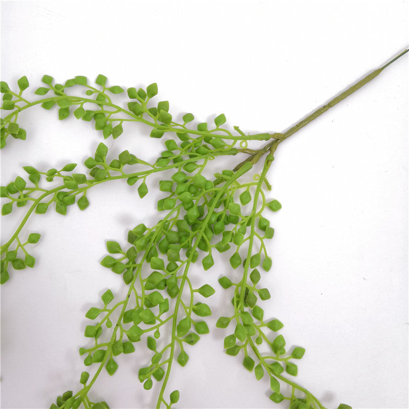 5 Pcs Artificial Donkey Tail Succulent Hanging Plants Greenery Strings of Pearls 12 Inch