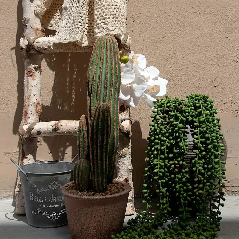 18 Inch String of Pearls Artificial Trailing Succulent Plant in Pot, Bulk Quantity