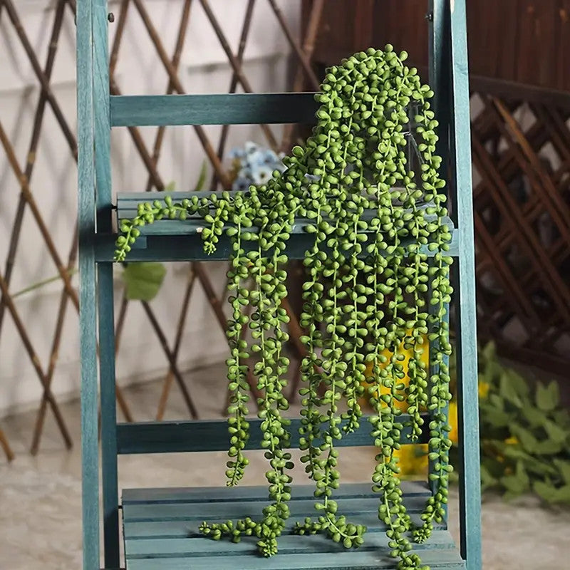 18 Inch String of Pearls Artificial Trailing Succulent Plant in Pot, Bulk Quantity