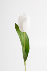 Real Touch Tulips 14 Inch Artificial Silk Flowers 10 Stems Bulk Arrangement