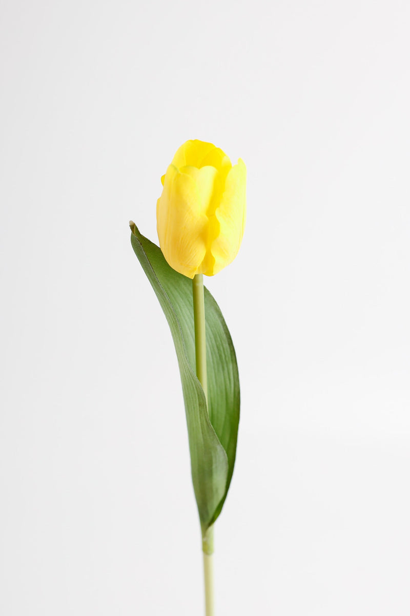 Real Touch Tulips 14 Inch Artificial Silk Flowers 10 Stems Bulk Arrangement