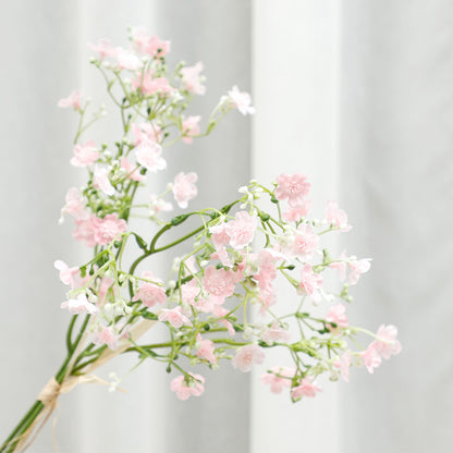 Wedding Artificial Baby's Breath - 3 Stems 13.8” Faux Gypsophila for Floral Backdrop Styling Indoor & Outdoor Use