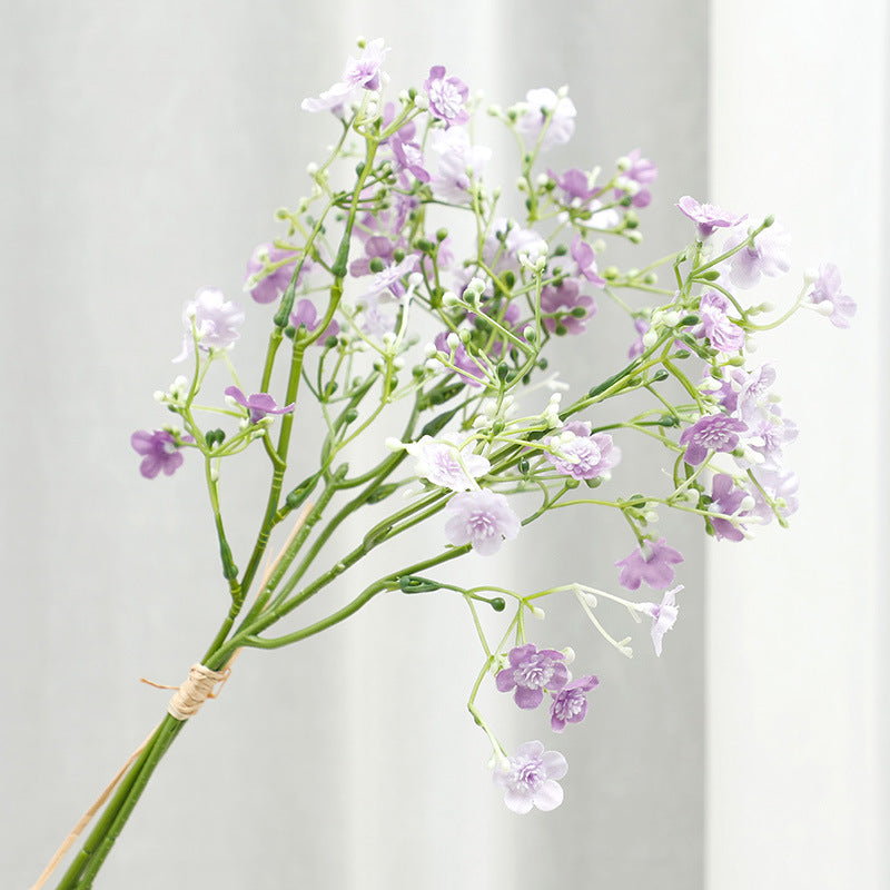 Wedding Artificial Baby's Breath - 3 Stems 13.8” Faux Gypsophila for Floral Backdrop Styling Indoor & Outdoor Use