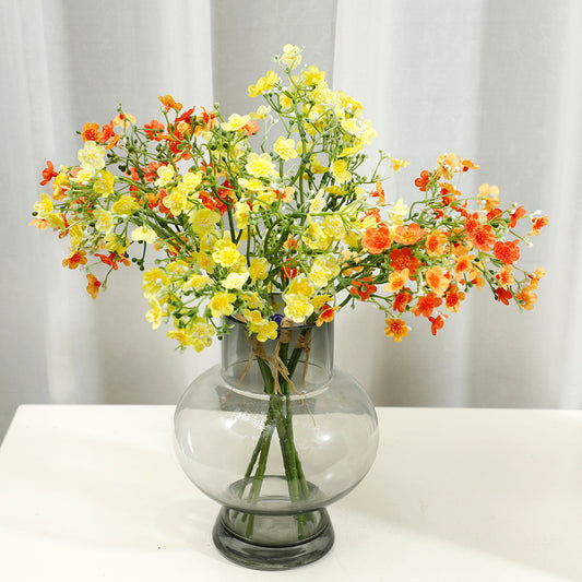 Wedding Artificial Baby's Breath - 3 Stems 13.8” Faux Gypsophila for Floral Backdrop Styling Indoor & Outdoor Use