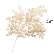 10 Pcs Champagne Artificial Flowers Bulk Combo Silk Plants